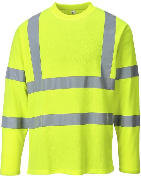 Produktbild Portwest Mens S278 Hi-Vis Long-Sleeved T-Shirt (S)