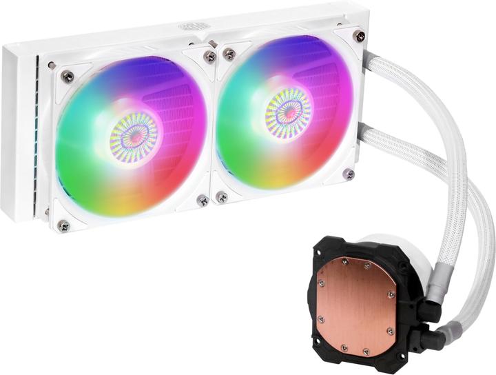 Produktbild Cooler Master MasterLiquid ML240L ARGB White Edition V2 Computergehäuse, Prozessorkühlung