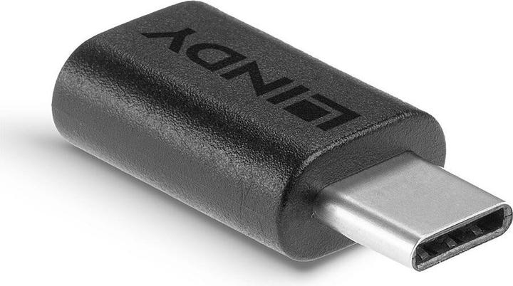 Produktbild Lindy USB 2.0 Adapter Typ C / Micro-B USB Typ C Stecker / Typ Micro-B Kupplung (USB 2.0)