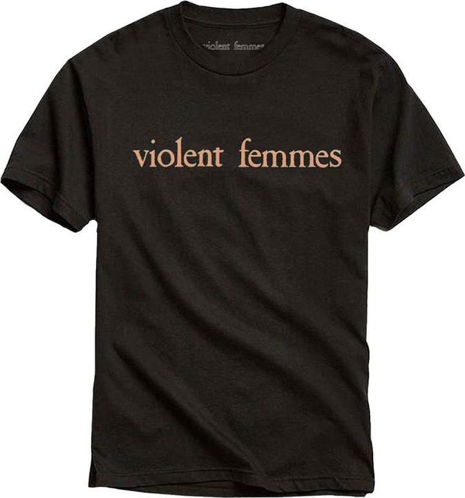 Actual product image Violent Femmes Unisex Adult Vintage Cotton Logo T-Shirt (L)