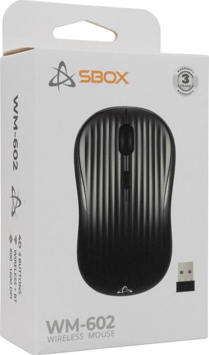 Produktbild Sbox WM-602 Schwarz Drahtlos (Kabellos)