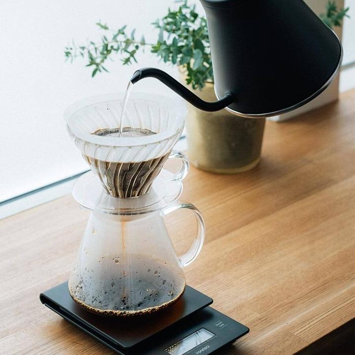 Immagine prodotto Hario Kit per la preparazione della birra in vetro V60 - Set Birraio in vetro + Server + Filtro (0.60 l)