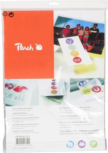Produktbild Peach Laminierfolie Visitenkarten (Spezial, 25 Stück, 125 µm)