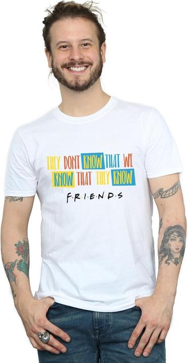 Produktbild Friends They Don't Know Script TShirt (XL)