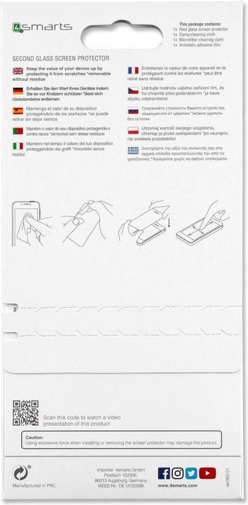 Image du produit 4smarts Deuxième verre 2.5D (1 pièce(s), Samsung Galaxy Xcover 4)