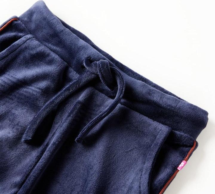 Actual product image VidaXL Children's tracksuit bottoms navy blue 92,Material: 94 % polyester (92)