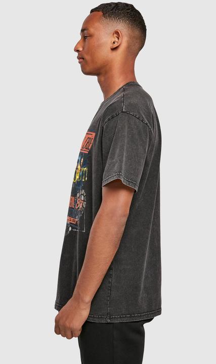 Immagine prodotto Merchcode Motley Crue - Maglietta oversize pesante lavata con acido del SATD Tour - 117025 (XS)