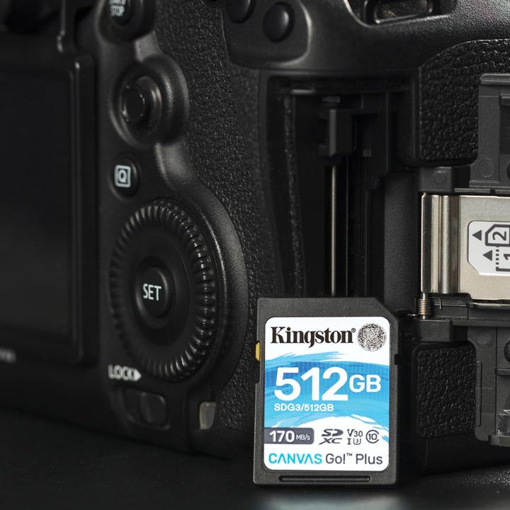 Produktbild Kingston Canvas Go! Plus (512 GB, SDXC, U3, UHS-I)
