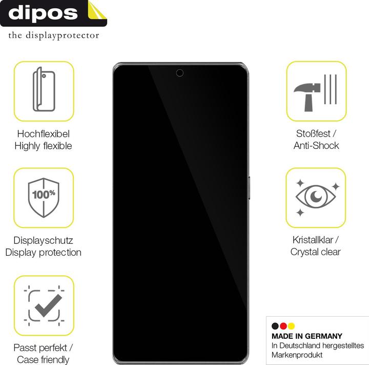 Produktbild Dipos 3D Full Cover Schutzfolie (1 Stück, Cubot X90)