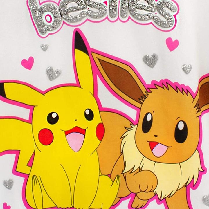 Image du produit Pokémon - Ensemble de pyjama long BESTIES - Fille (146, 152)