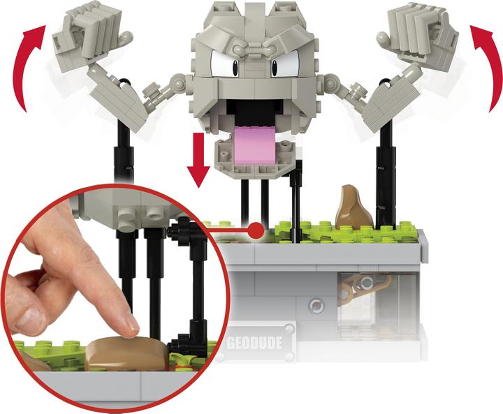 Produktbild MEGA Pokémon Mini Motion Kleinstein bewegliches Bauset (Multicolor)