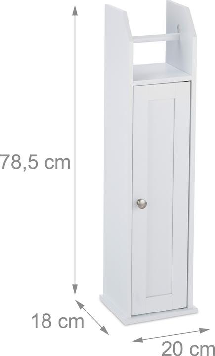 Image du produit Relaxdays Porte papier toilette, vertical