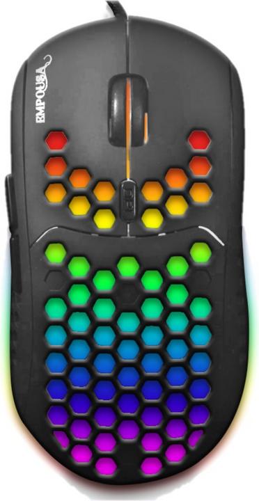 Actual product image Inca Empousa RGB Macro Buttons Professional Gaming Mouse (Cable)