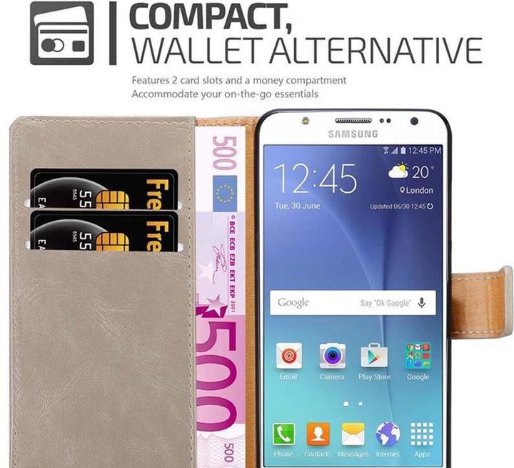 Actual product image Cadorabo Book Luxury Cover (Samsung Galaxy J7)