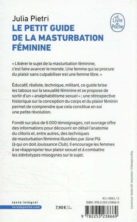 Image du produit Le petit guide de la masturbation féminine (Français, Pietri Julia, 2022)