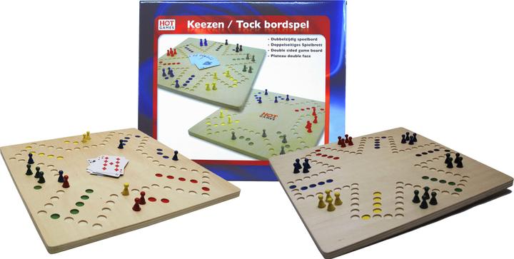 Image du produit Hot Toys HOT Games Houten Keezen Bordspel 4-6 personnes (Allemand, Néerlandais, Anglais, Français)