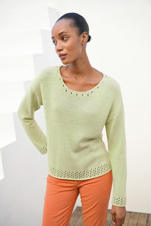 Immagine prodotto Anne Weyburn Pantaloni dritti a cinque tasche in cotone elasticizzato (42)