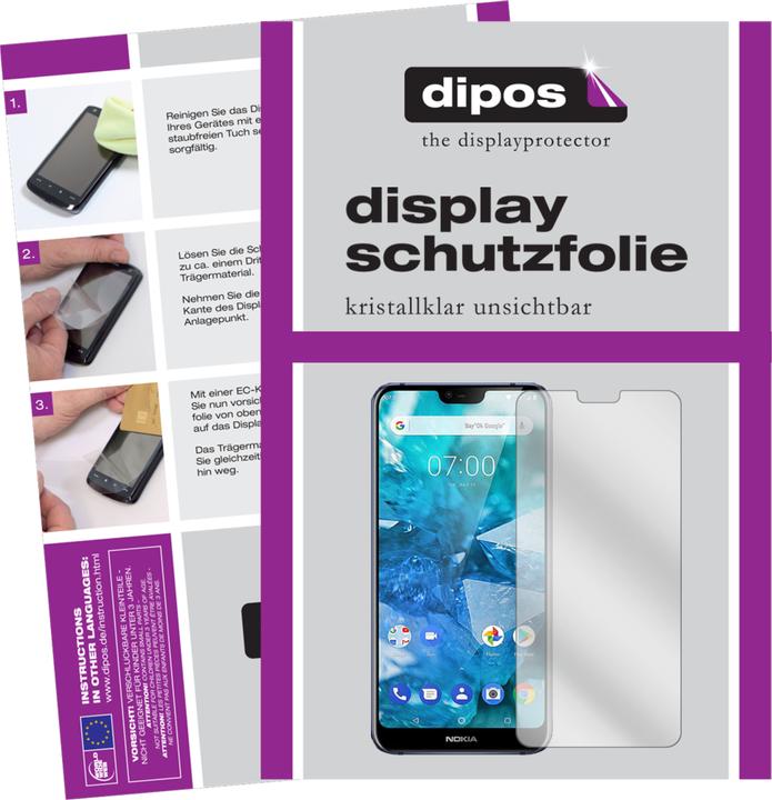 Actual product image Dipos Screen Protector Crystalclear (4 Piece, Nokia X7)
