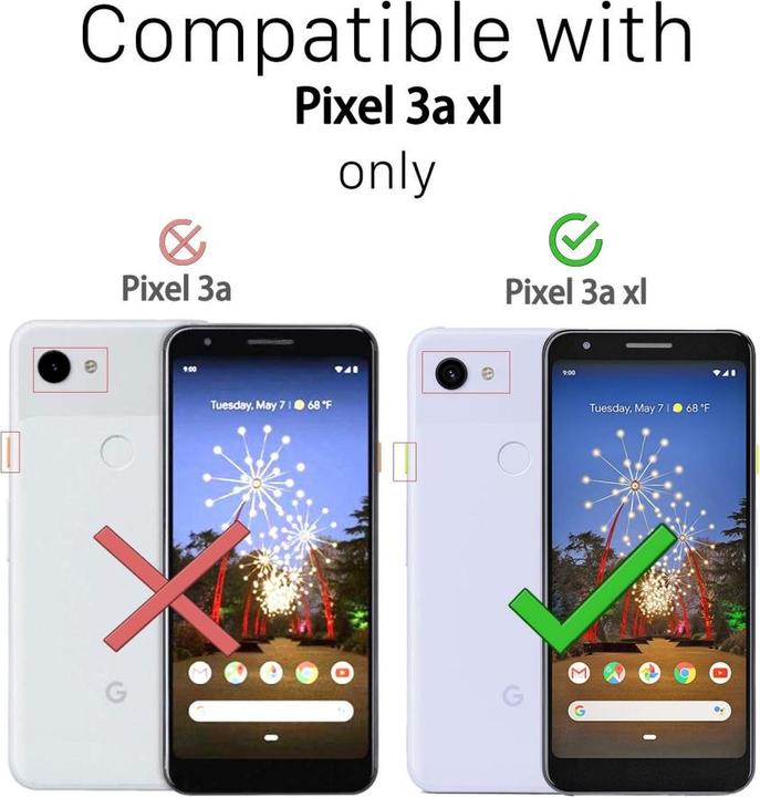 Produktbild Screenguard Google Pixel 3a XL Full Screen Panzerglas Schutzfolie 2.5D 9H (1 Stück, Google Pixel 3a XL)