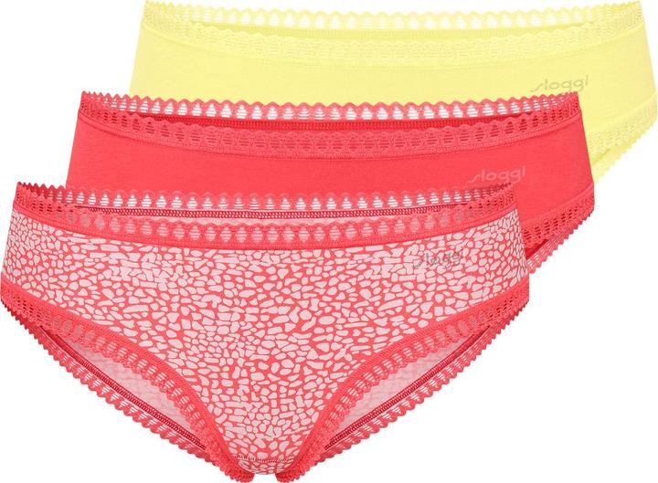 Sloggi Slip GO CRUSH Damen-Hipster 3er Pack