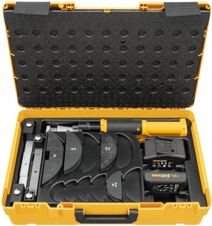 Actual product image Rems Hydro-Swing 22V Set 16-20-25/26-32 cordless pipe bender for copper + composite pipes