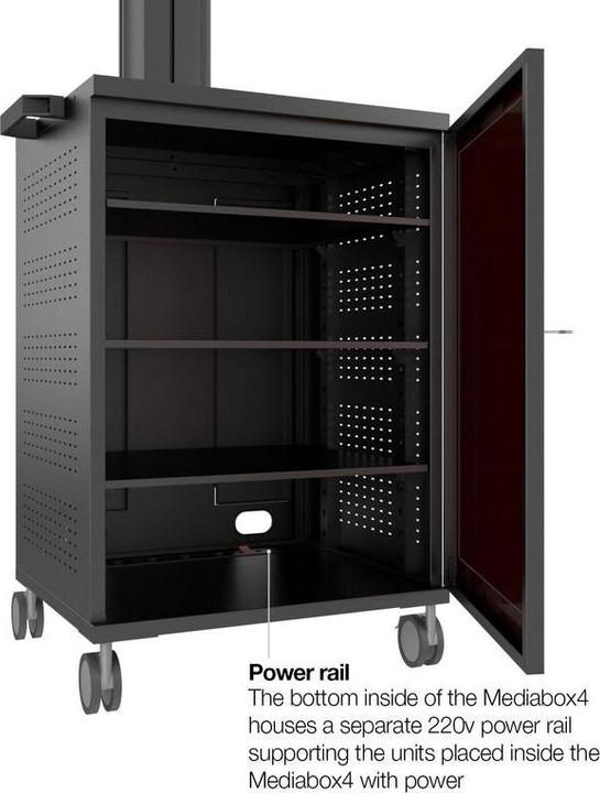 Actual product image Multibrackets Display Stand & MediaBox 180 (Universal, 60", 60 kg)