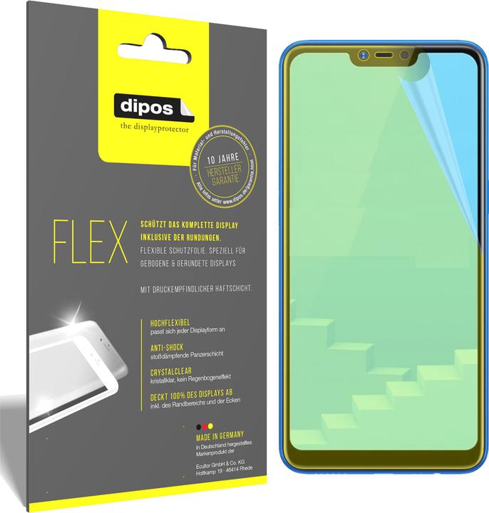 Produktbild Dipos Displayschutzfolie Full-Cover 3D (2 Stück, Oppo Realme C1)