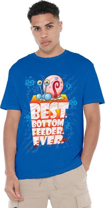Actual product image Spongebob Squarepants Mens Best Bottom Feed Ever T-Shirt (4XL)