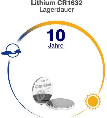 Immagine prodotto Camelion Litio (1 pz., CR1632, 120 mAh)