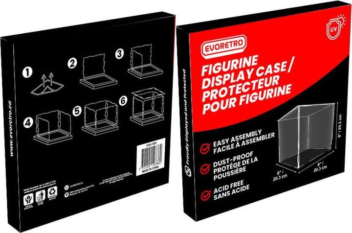 Actual product image Evoretro Acrylic Modular Display Case 20 cm