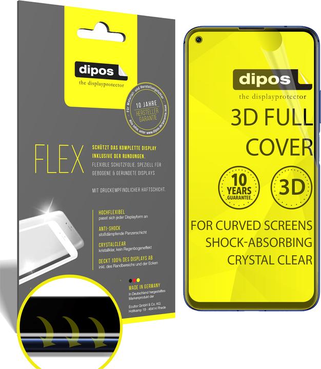 Produktbild Dipos Displayschutzfolie Full-Cover 3D (3 Stück, Honor 20s)