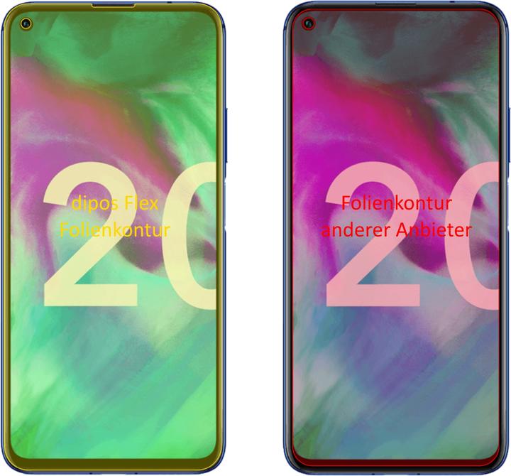Produktbild Dipos Displayschutzfolie Full-Cover 3D (3 Stück, Honor 20s)