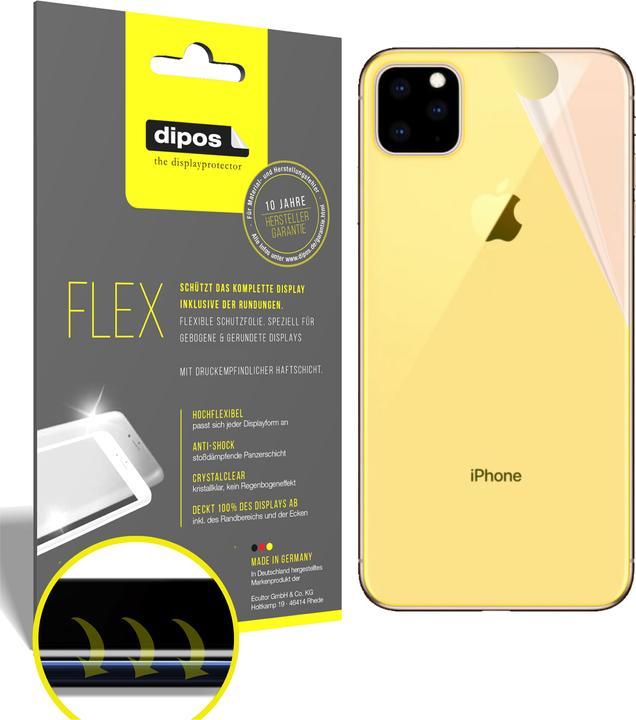 Immagine prodotto Dipos Pellicola Protettiva Full-Cover 3D (3 Pezzo/i, Apple iPhone 11 Pro Max)
