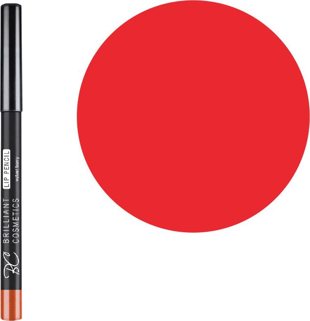 Actual product image Brilliant Cosmetics BC Lip Pencil true red 02 (True Red)