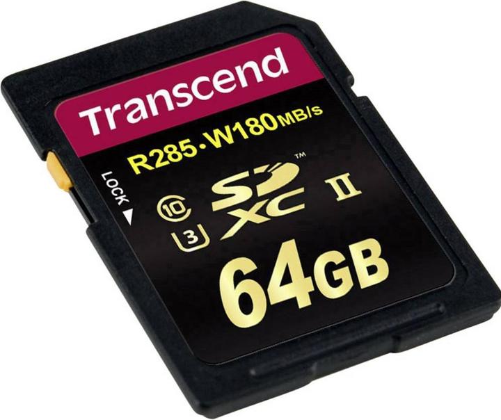 Actual product image Transcend SDXC 700S (64 GB, SDXC, U3, UHS-II)