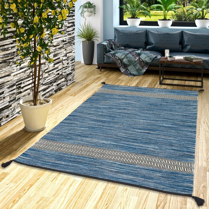 Immagine prodotto Pergamon Tappeto kilim in cotone naturale Toscana (200 x 300 cm)