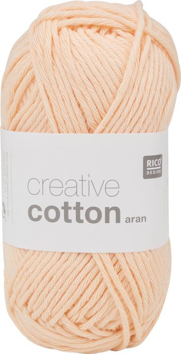 Produktbild Rico Design Wolle Creative Cotton Aran 50 g, Puder (85 m)