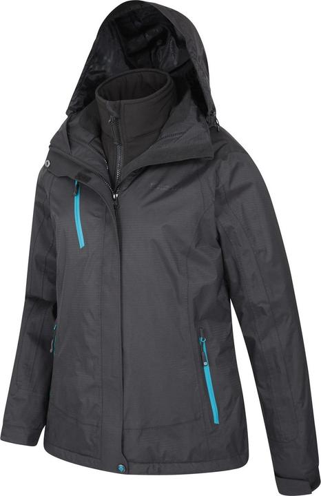 Immagine prodotto Mountain Warehouse Bracken Extreme Giacca Impermeabile 3 In 1 Donna (40 D)