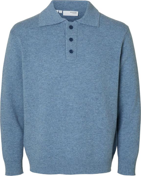Actual product image Selected Homme 100% Woll Polohemd aus Strick (XL)