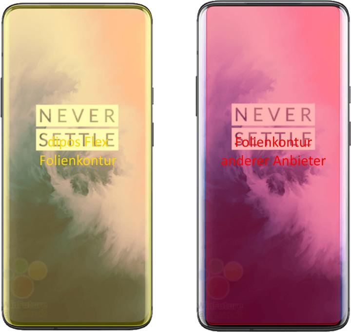 Produktbild Dipos Displayschutzfolie Full-Cover 3D (3 Stück, OnePlus 7T Pro McLaren Edition)