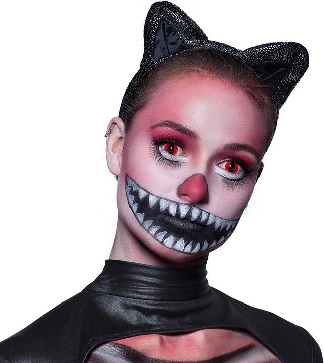Image du produit Boland Lentilles de contact Crazy Cat : Lentilles hebdomadaires (Rouge)
