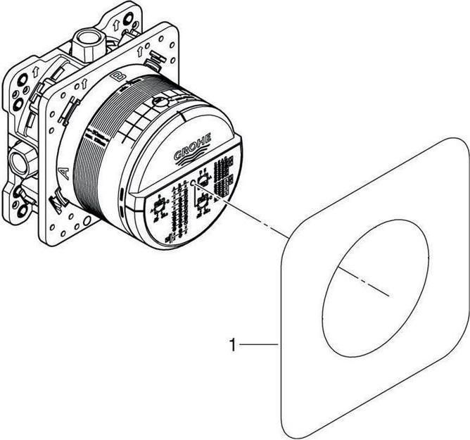 Image du produit Grohe Corps encastrable Rapido SmartBox Universal UP