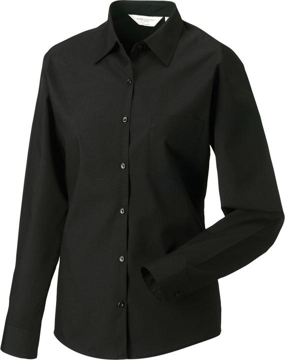Actual product image Russell Womens/Ladies Poplin Easy-Care Long-Sleeved Formal Shirt (XS)