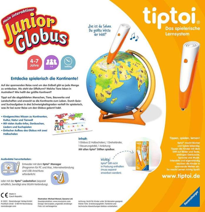 Immagine prodotto tiptoi Interagire. Giugno Globo '22 D (Tedesco)