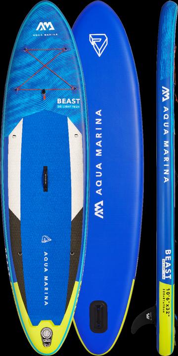 Actual product image Aqua Marina SUP Board 320x81cm with zip backpack Double Action Pump LIQUID AIR V1 Paddle E (10'10")