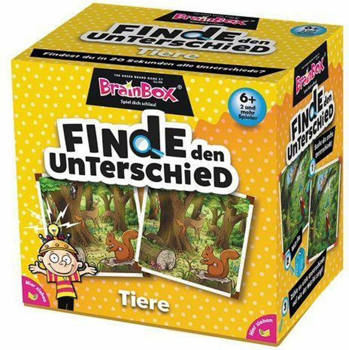 Produktbild Brainbox Finde den Unterschied - Tiere (Deutsch)