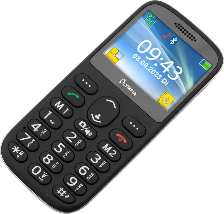 Produktbild Olympia Mobiltelefon SUN SCHWARTZ (2.31", 0.30 Mpx, 2G)