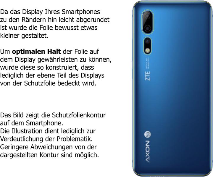 Image du produit Dipos Film de Protection d’écran Anti-reflet (2 pièce(s), ZTE Axon 10 Pro)