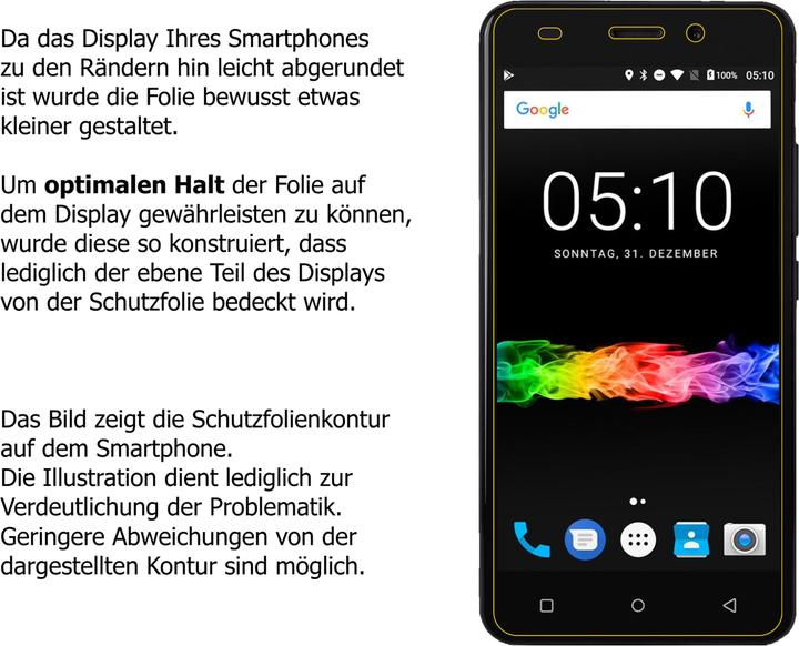 Produktbild Dipos Displayschutzfolie Antireflex (6 Stück, Swisstone SD 510)