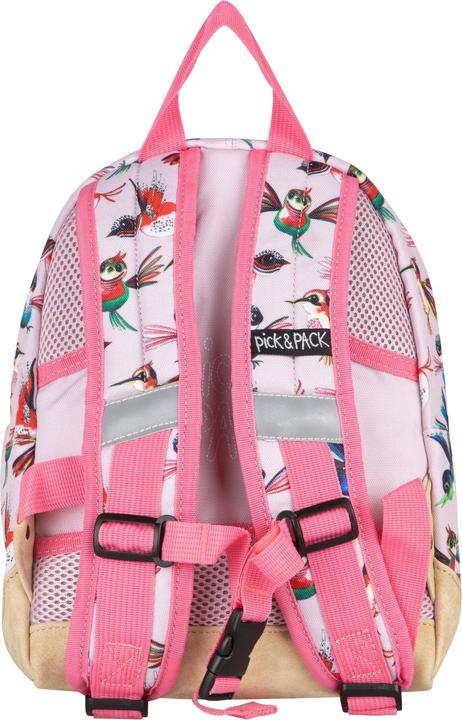 Actual product image Pick & Pack Birds Backpack (22 x 31 x 11 cm) - Soft pink